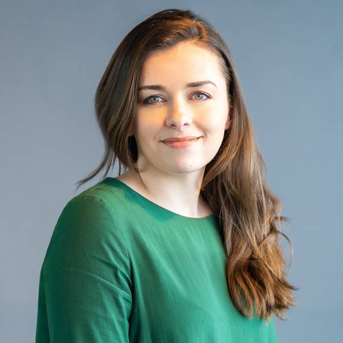 Portrait of Caitriona O'Sullivan, the Design Director of Lore Group.